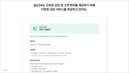 실손24 콜센터 전화번호 안내 (+자주하는 질문)